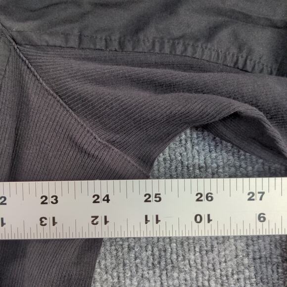 JMS Just My Size Button Up Womens Shirt Size 3X Black Long Sleeve - Picture 5 of 10